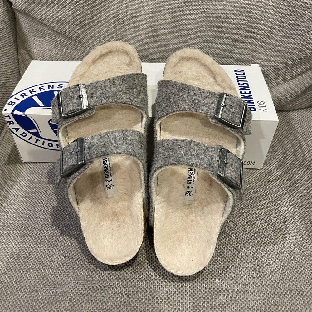 Birkenstock Arizona Rivet Kids Grey